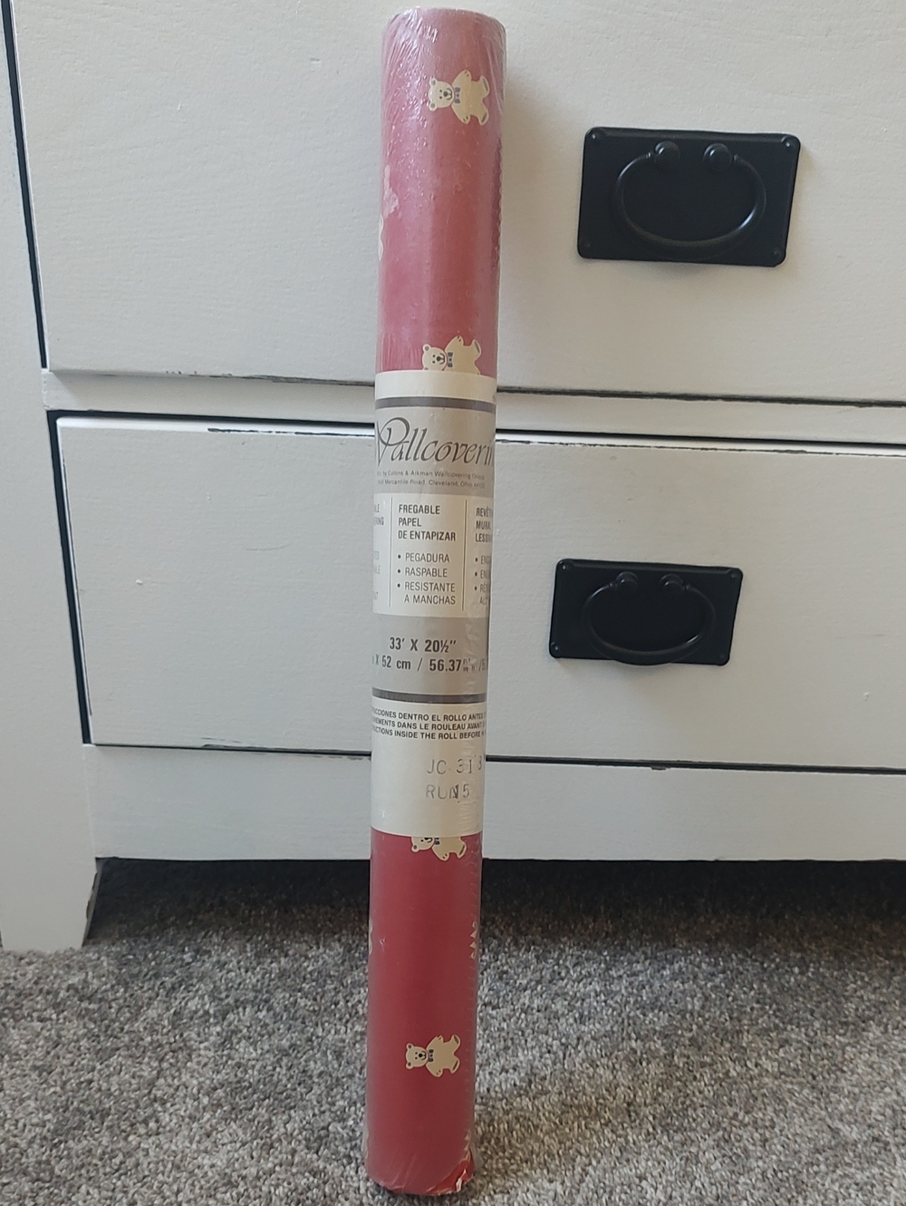 Brand New Vintage Made In U.S.A. Scrubbable Wallcovering